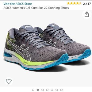 Asics Gel Cumulus Size 8- only worn once!